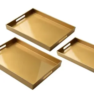 Komplet 3 Tac Dekoracyjnych40x30x4cm/35x25x3,5cm/30x20x3,5cm Lumarko Cena promocyjna